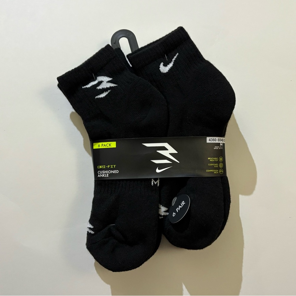 Nike dri-fit Performance Cushioned Quarter Cut ankle socks 6 pack